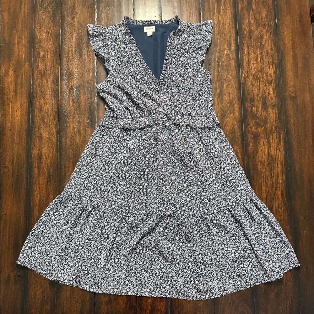 Floral V-Neck Sleeveless Dress